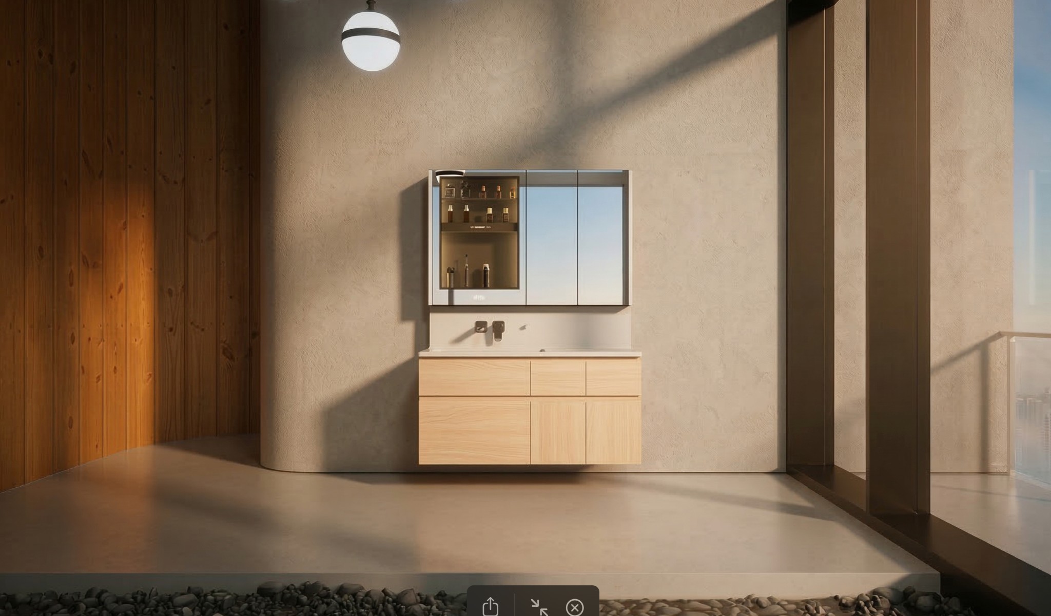 Yingzi智能浴室镜柜